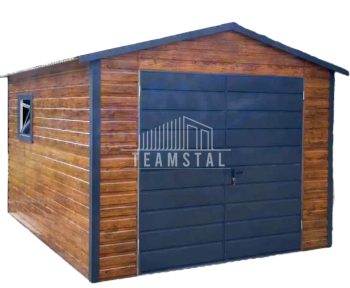 SCHOWEK - DOMEK OGRODOWY 3m x 5m - Brama - okno - drewnopodobny TS487 3x5