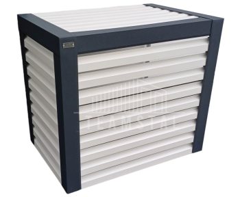 Osłona klimatyzatora - pompy ciepła 90x50x110 cm biały + antracyt TS554