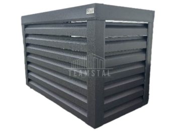 Osłona klimatyzatora - pompy ciepła 110x40x90 cm antracyt  TS561