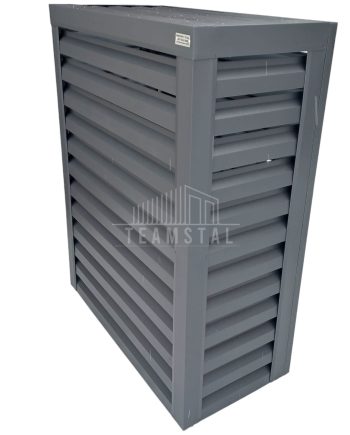 Osłona pompy ciepła 90x40x140 cm antracyt TS573