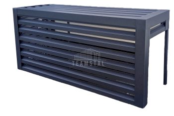 Osłona Klimatyzatora 100x50x60cm Antracyt - Zabudowa Klimatyzacji  TS940