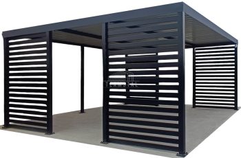 CarPort PREMIUM - Wiata samochodowa 5x5 Antracyt - TS1030
