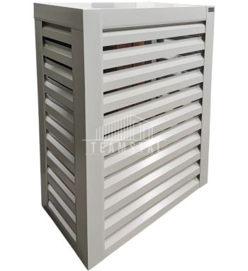 Osłona klimatyzatora – pompy ciepła 100x40x150 cm biały TS1217